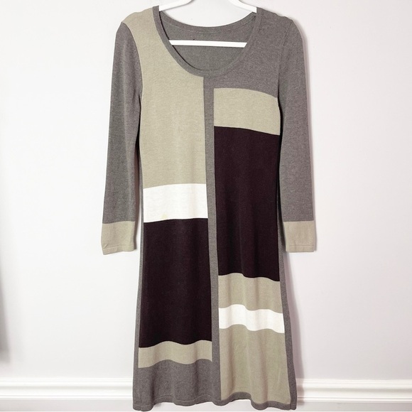 Unbranded Gray Long Sleeve Pullover Sweater Dress Size S - Picture 1 of 10
